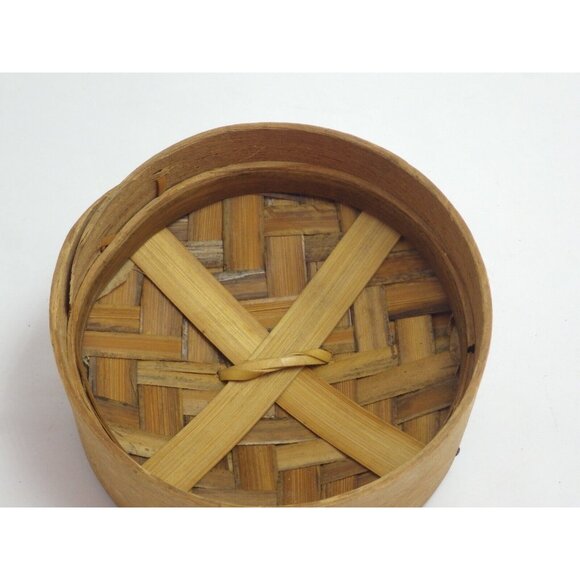 Dim Sum Bamboo Steamer Lid 4 inch - Picture 3 of 5